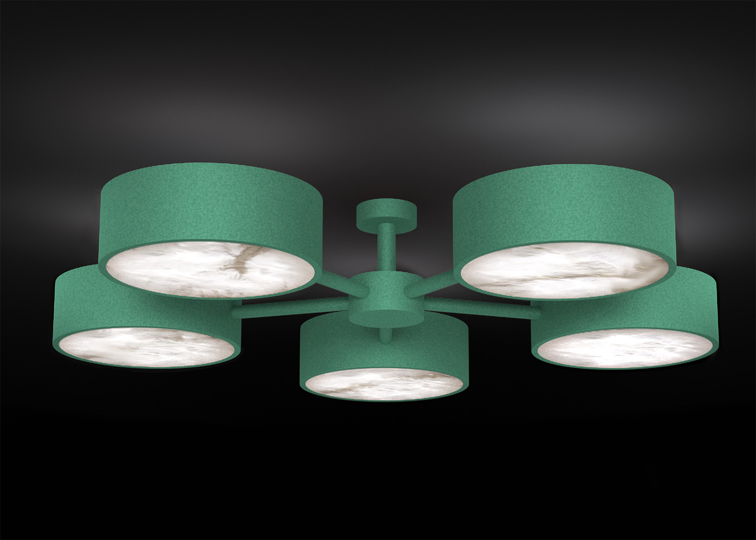 alabaster ceiling lamp freedom green