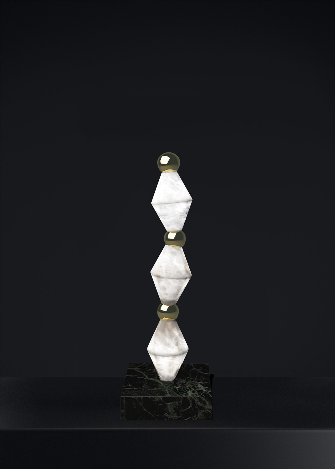 alabaster table lamp shiny gold